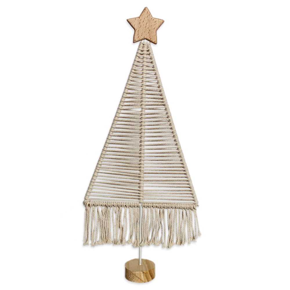 Stromek textil 42cm béžová